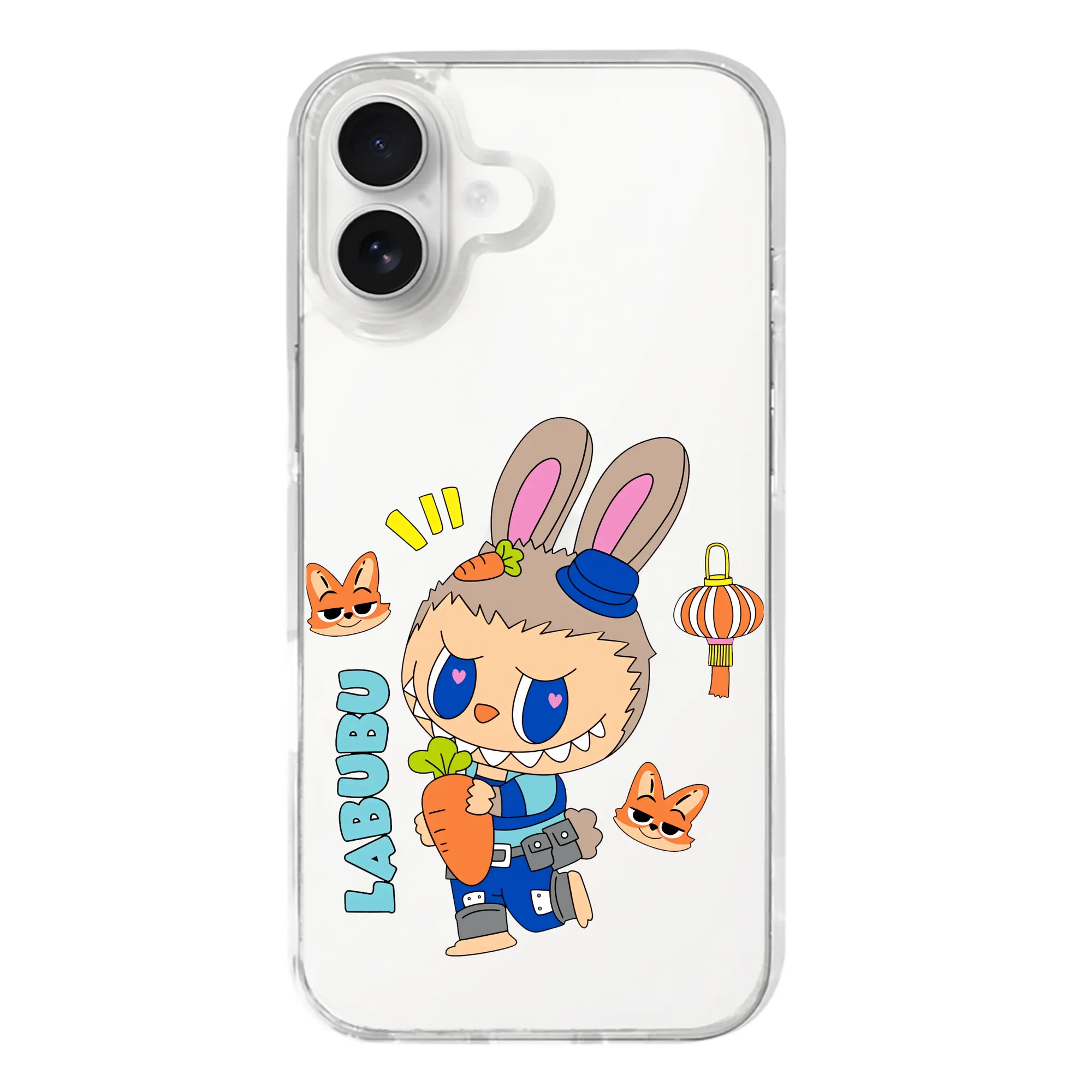 ラブブ グッズ モココ - iPhone 17シリーズ 透明スマホケース – 薄型・耐衝撃・精密フィット保護カバー